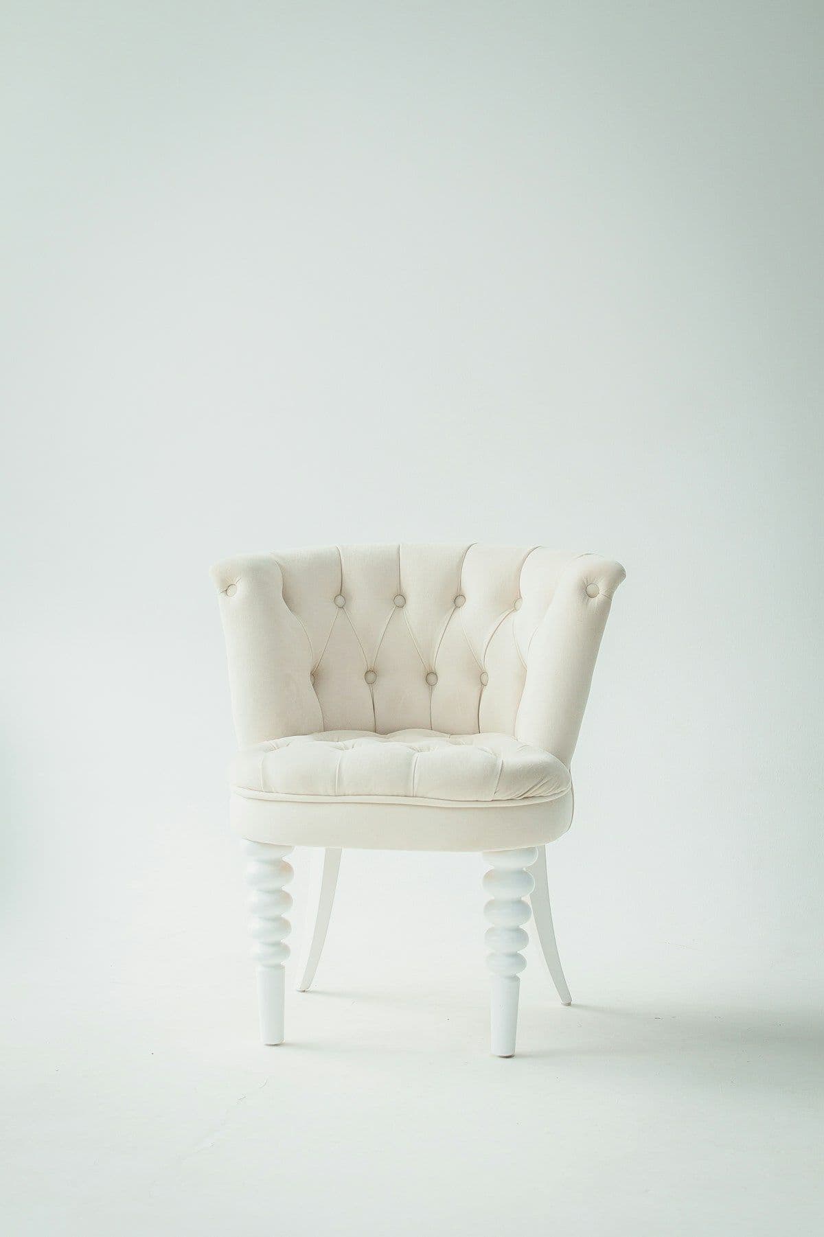 Cognac Leather Accent Chair